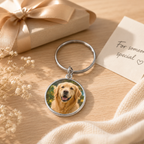 Love You to the Moon Photo Keychain Set
