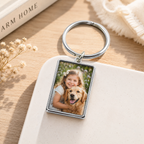 Personalized Metal Photo Keychain