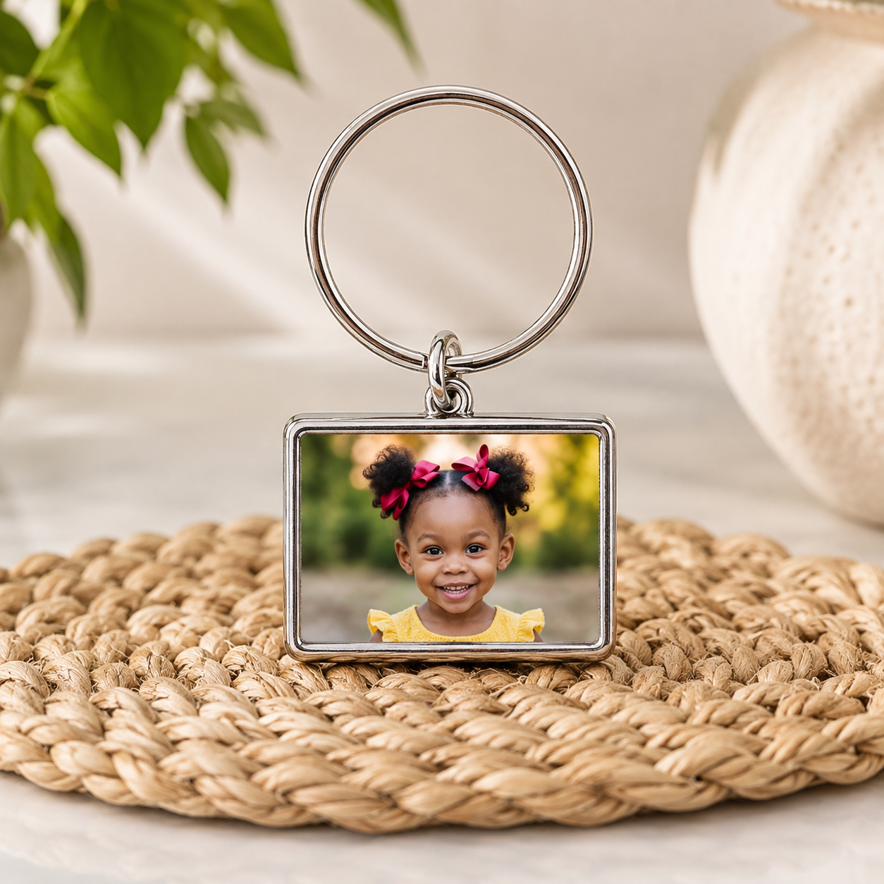 Personalized Classic Photo Keychain