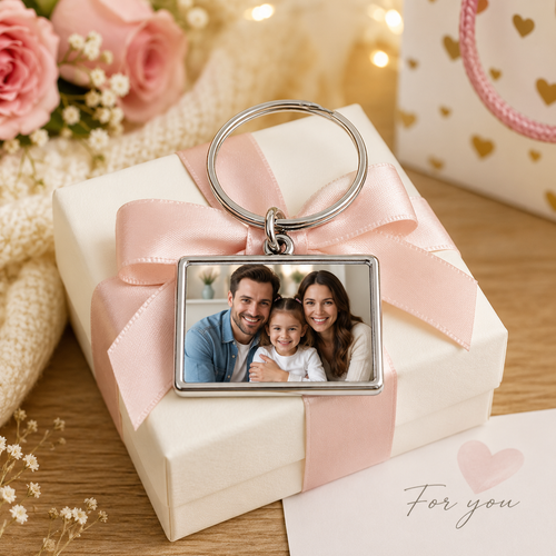 Personalized Classic Photo Keychain