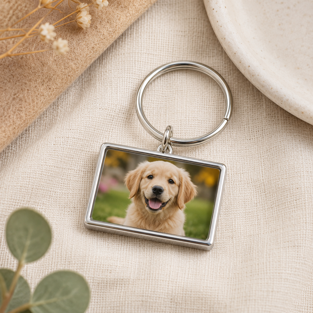 Personalized Classic Photo Keychain