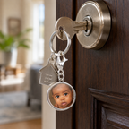 Personalized Round Photo Charm