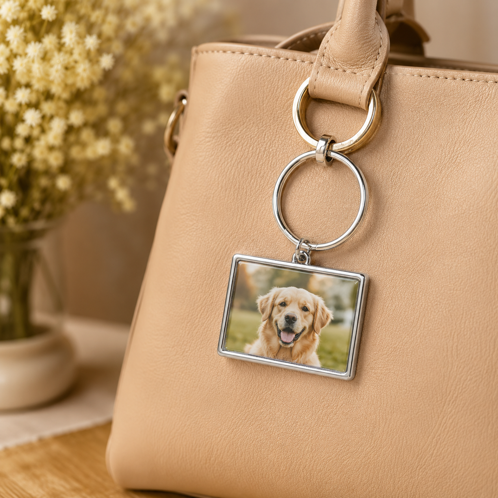 Personalized Classic Photo Keychain